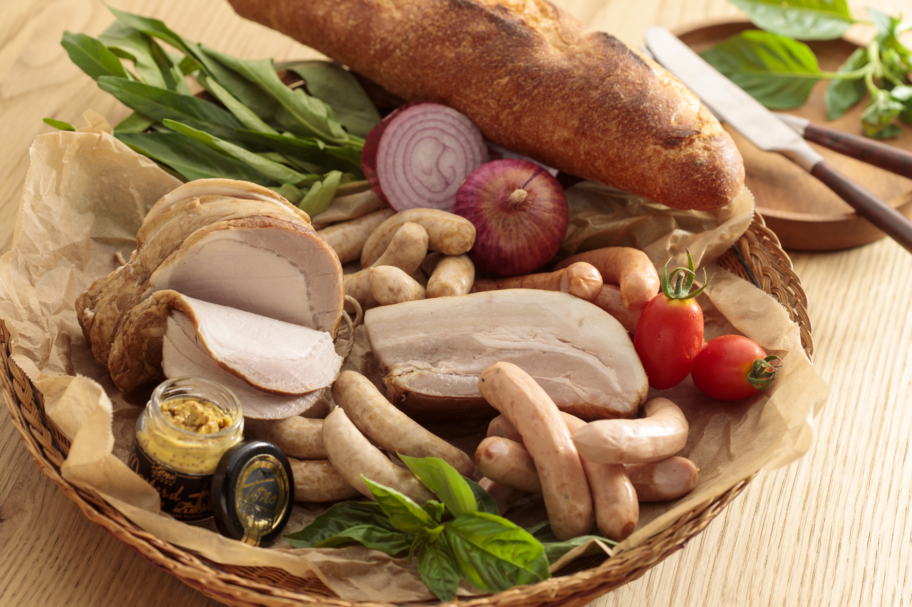 【長崎県産SPF豚と五島の海塩を使った】燻製セット